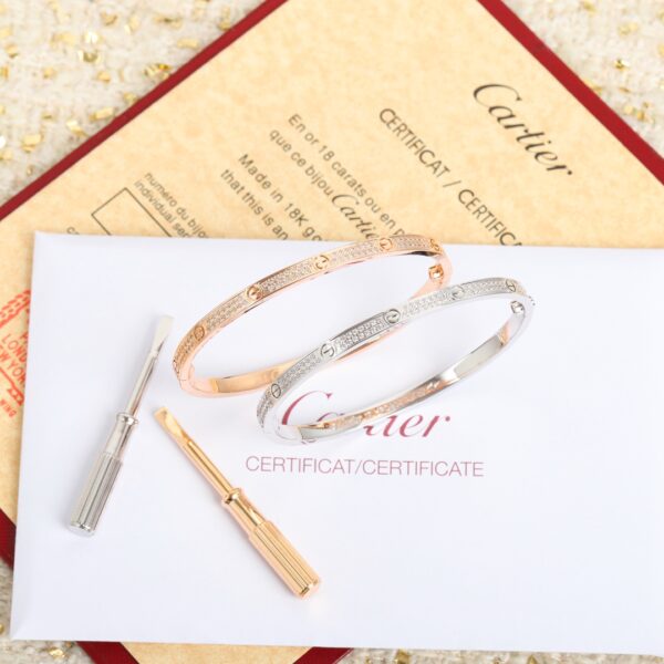 Cartier Love Narrow Diamond Bracelet