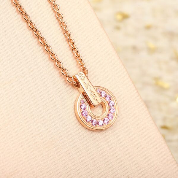 Bvlgari Series Hollow Necklace - Modern Elegance