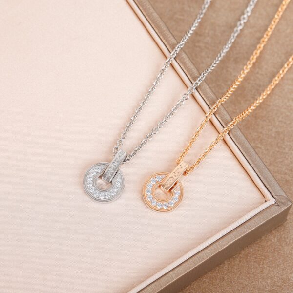 Bvlgari Series Hollow Necklace - Modern Elegance - Image 7
