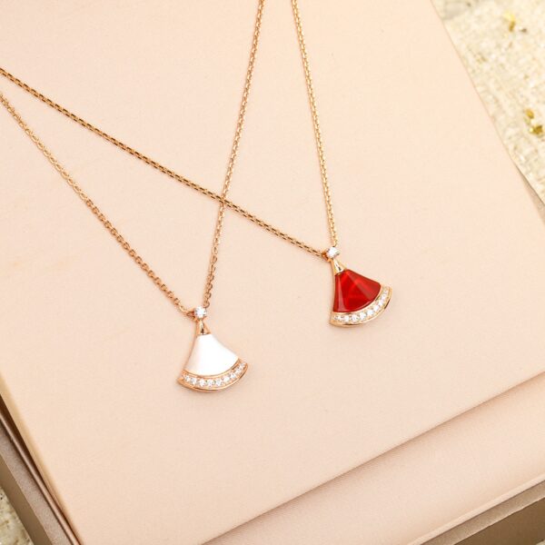 Bvlgari Diva's Dream Small Fan Diamond Necklace