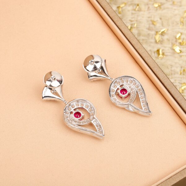 Bvlgari DIVAS' DREAM Designer Earrings 925 Silver - Image 3