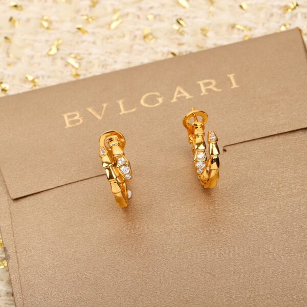 Bvlgari SERPENTI VIPER Snake Earrings - Image 3