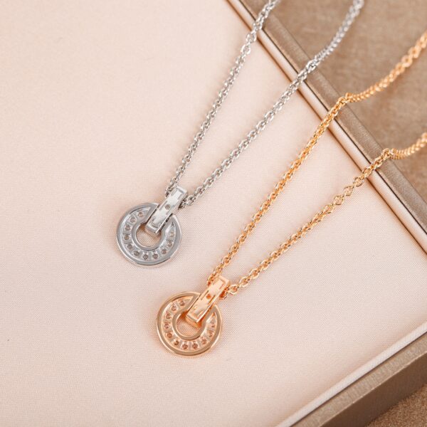 Bvlgari Series Hollow Necklace - Modern Elegance - Image 13