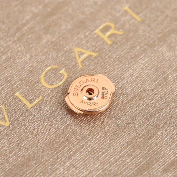Bvlgari Semi-Circular Rose Gold Earrings - Image 5