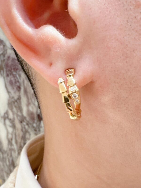 Bvlgari SERPENTI VIPER Snake Earrings - Image 7