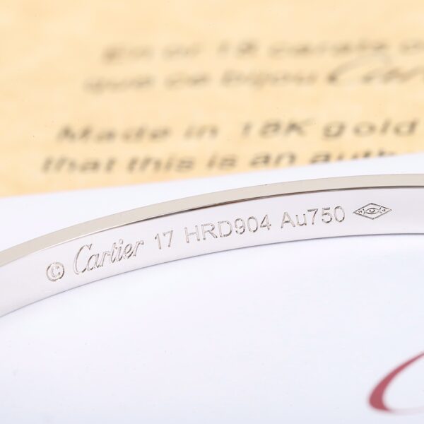 Cartier Love Narrow Diamond Bracelet - Image 6