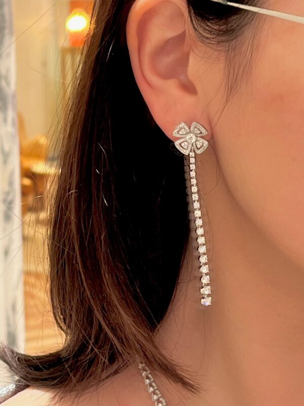 FIOREVER Transformable Floral Diamond Earrings - Image 8