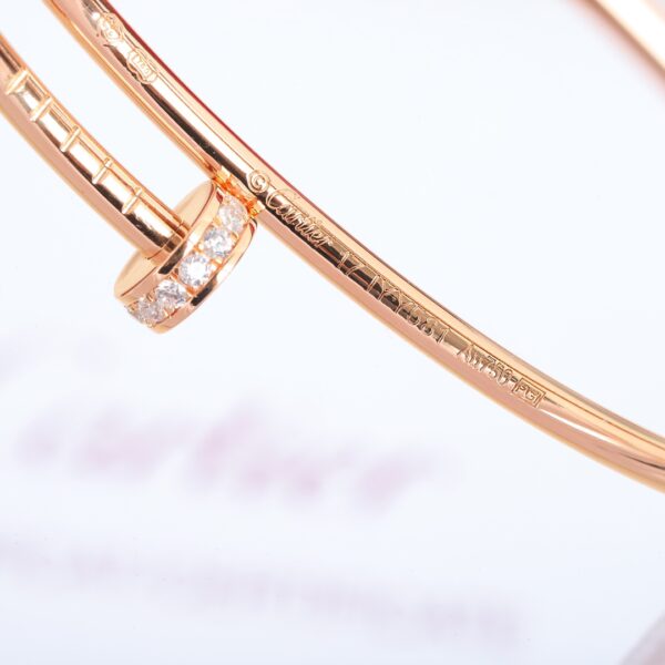 Classic Diamond Nail Bracelet - Narrow Elastic Version - Image 7