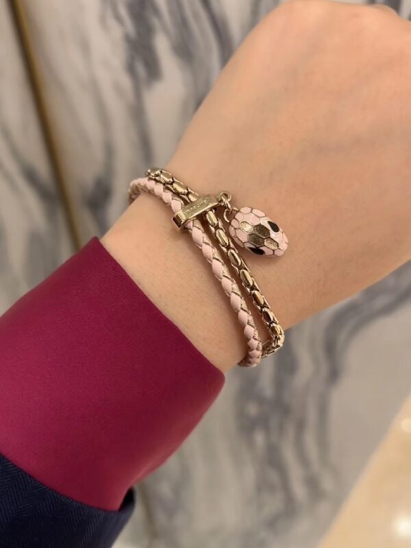 Wearing Bvlgari Serpenti Double-Layer Bracelet