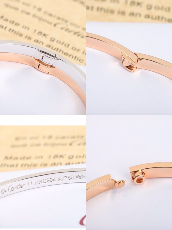 Cartier Love Narrow Diamond Bracelet - Image 8