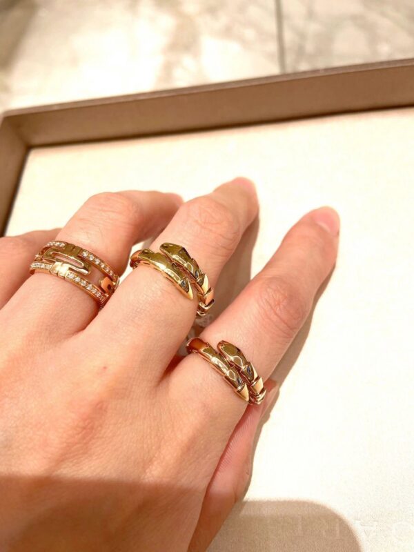 BVLGARI Serpenti Glossy Ring - Image 8